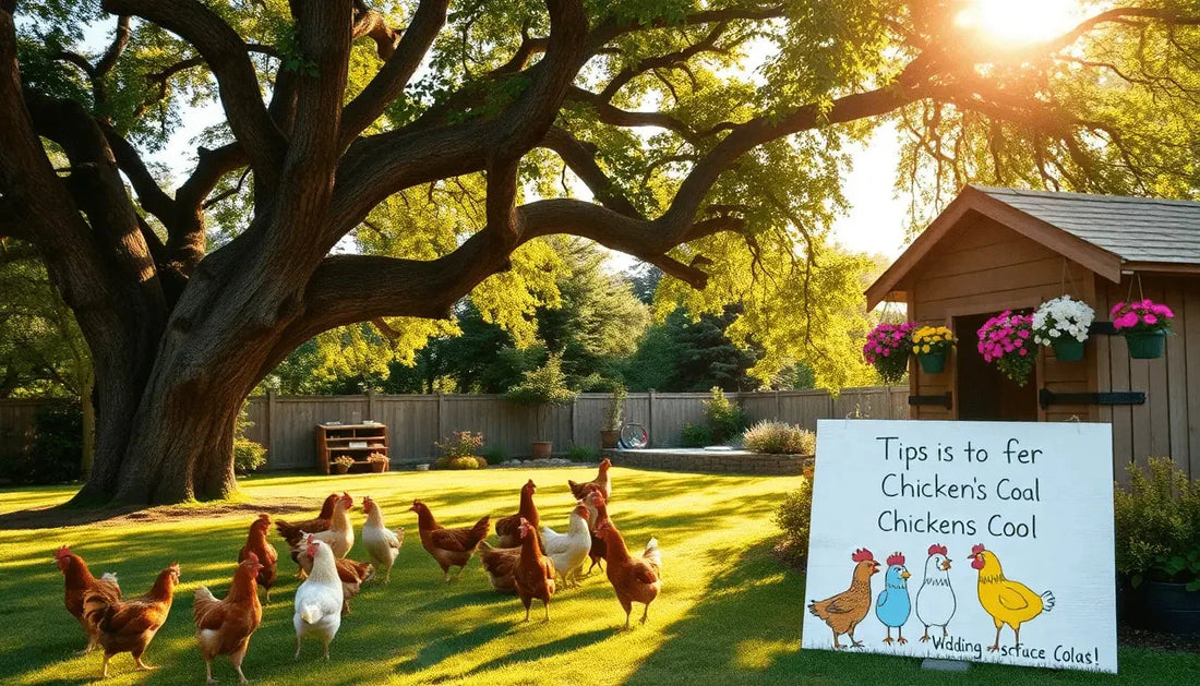 Kippenverzorging in de Zomer: Tips voor het Koelhouden van Kippen - Kippenpakket.nl - Kippenpakket.nl