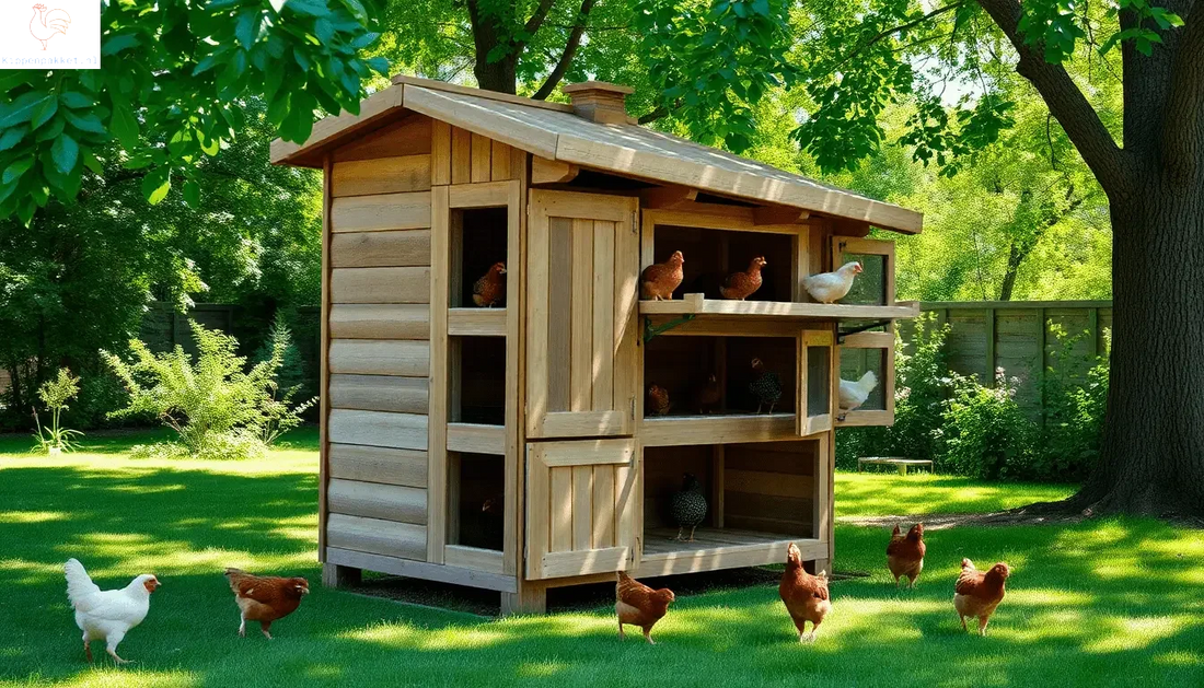 Maximize Your Chicken Coop's Potential: Innovative Solutions for Space-Saving and Customizable Structures - Kippenpakket.nl