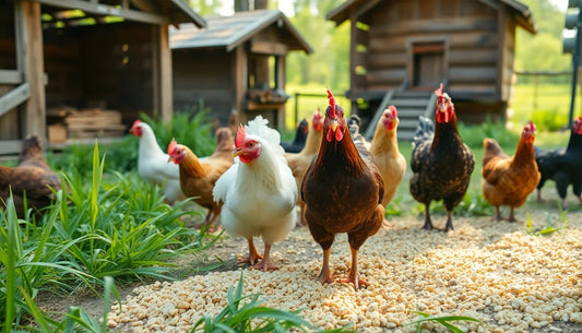 Natuurlijke voeding voor gezonde en gelukkige kippen