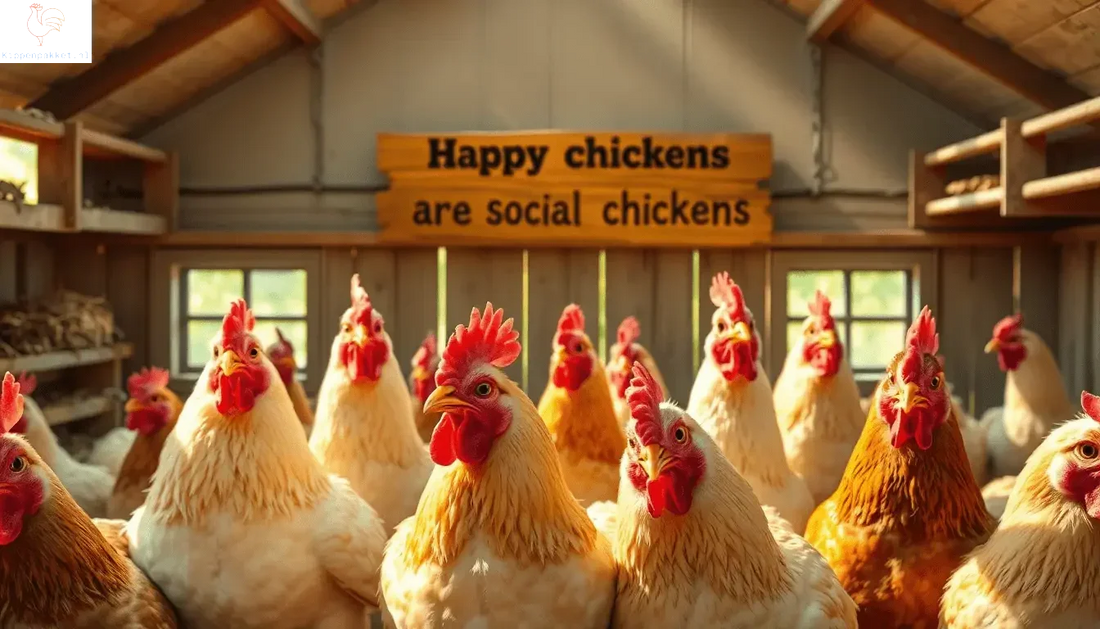 Waarom sociale interactie belangrijk is voor gelukkige kippen - Kippenpakket.nl
