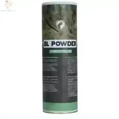 Antibloedluis BL Poeder in een grote verpakking, ideaal voor het bestrijden van bloedluizen bij kippen, aangeboden door Kippenpakket.nl.