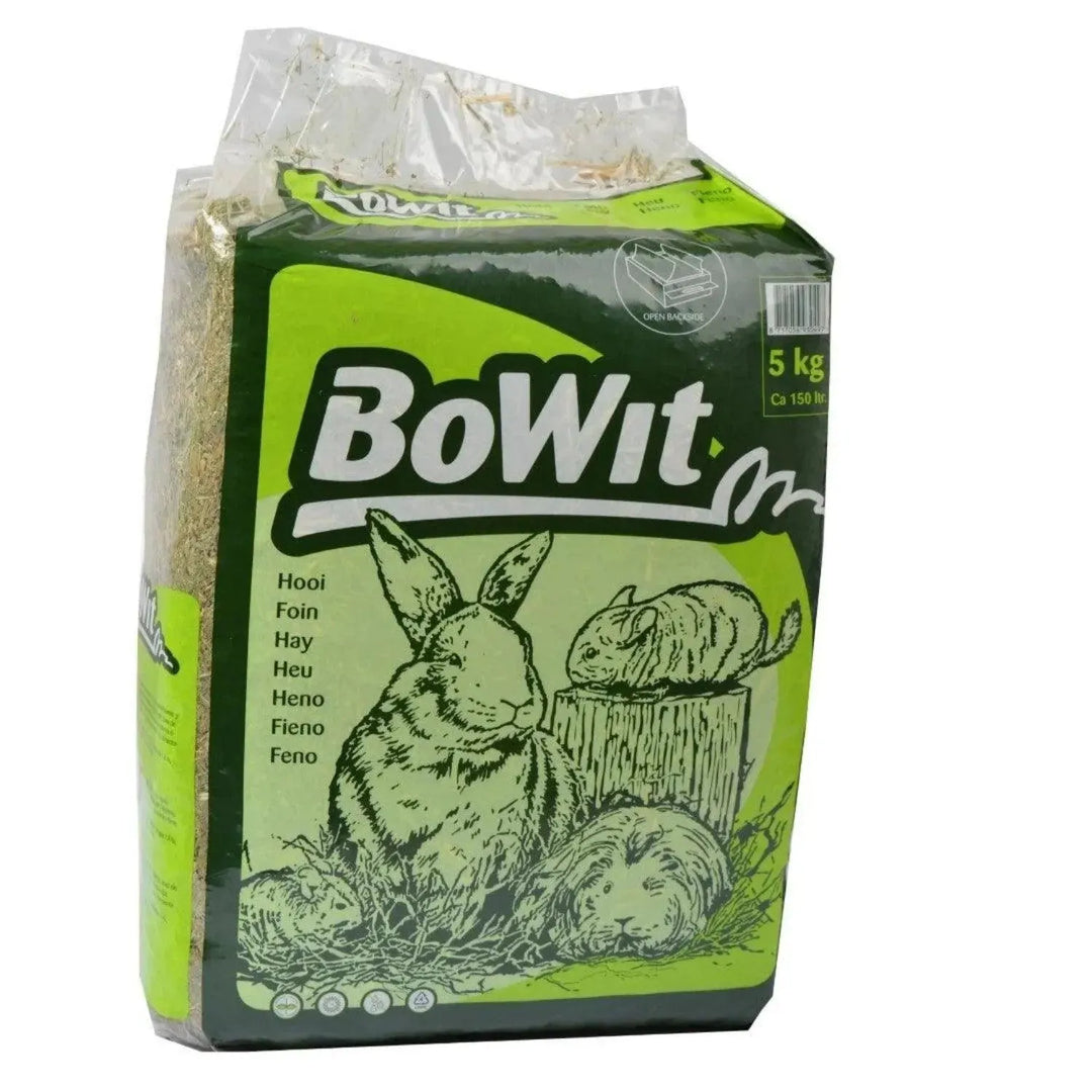 Bowit Hooi 5KG , hooi tegen bloedluis in combinatie met tabakstelen, hooi voor kippen, Kippenpakket.nl, voordeelverpakking hooi voor kippen