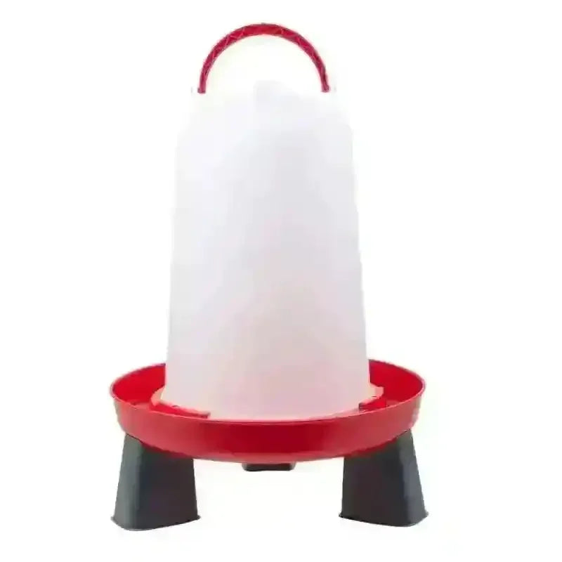 Drinktoren op Poten Rood voor Schone Waterkwaliteit - Kippenpakket.nl