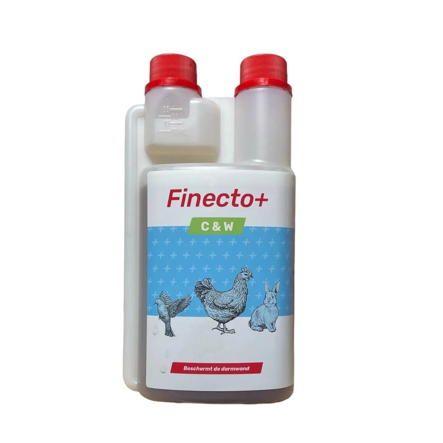 Finecto+ C&W - Anti Worm & Coccidiose Kippen & kuikens supplement tegen wormen en coccidiose Kippenpakket.nl 500ML