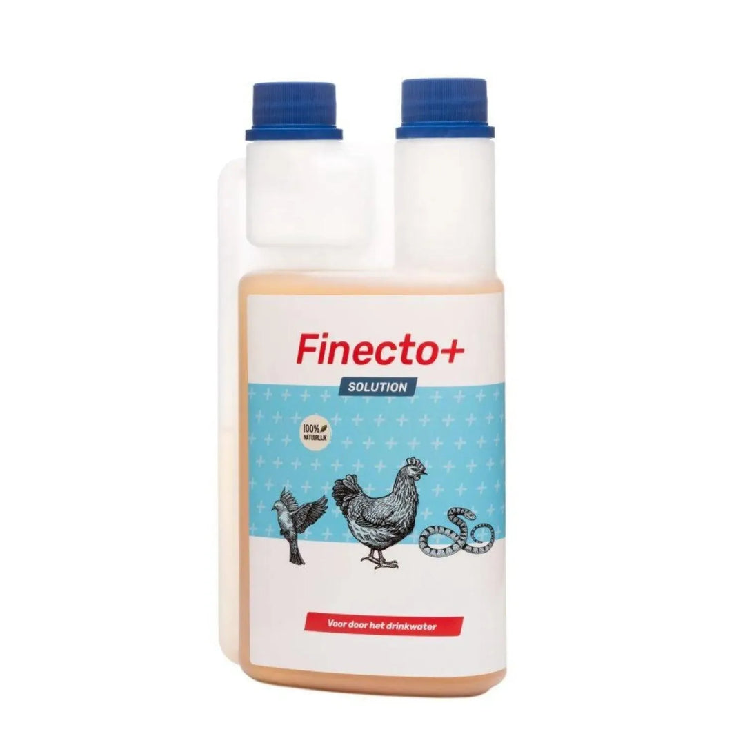 Finecto Solution , bloedluis, Bloedluis bestrijden kippen, Bloedluis bestrijden op een natuurlijke manier, bloedluis bestrijden via het drinkwater, Bloedluis bestrijding kippen, bloedluisvrij, Natuurlijk middel tegen bloedluis & veerluis, Onaangenaam voor bloedluis en veerluis