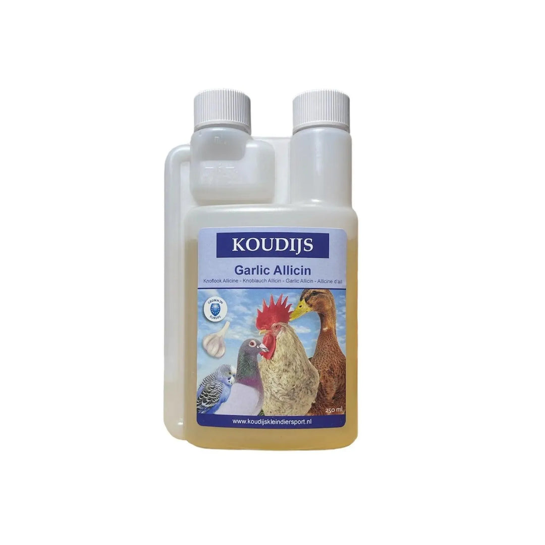 Garlic Allicin - Koudijs , Bloedluis bestrijden kippen, Garlic Allicin, Kippenpakket.nl, Koudijs, Verbeterde darmflora, voor een optimale gezondheid van je kippen