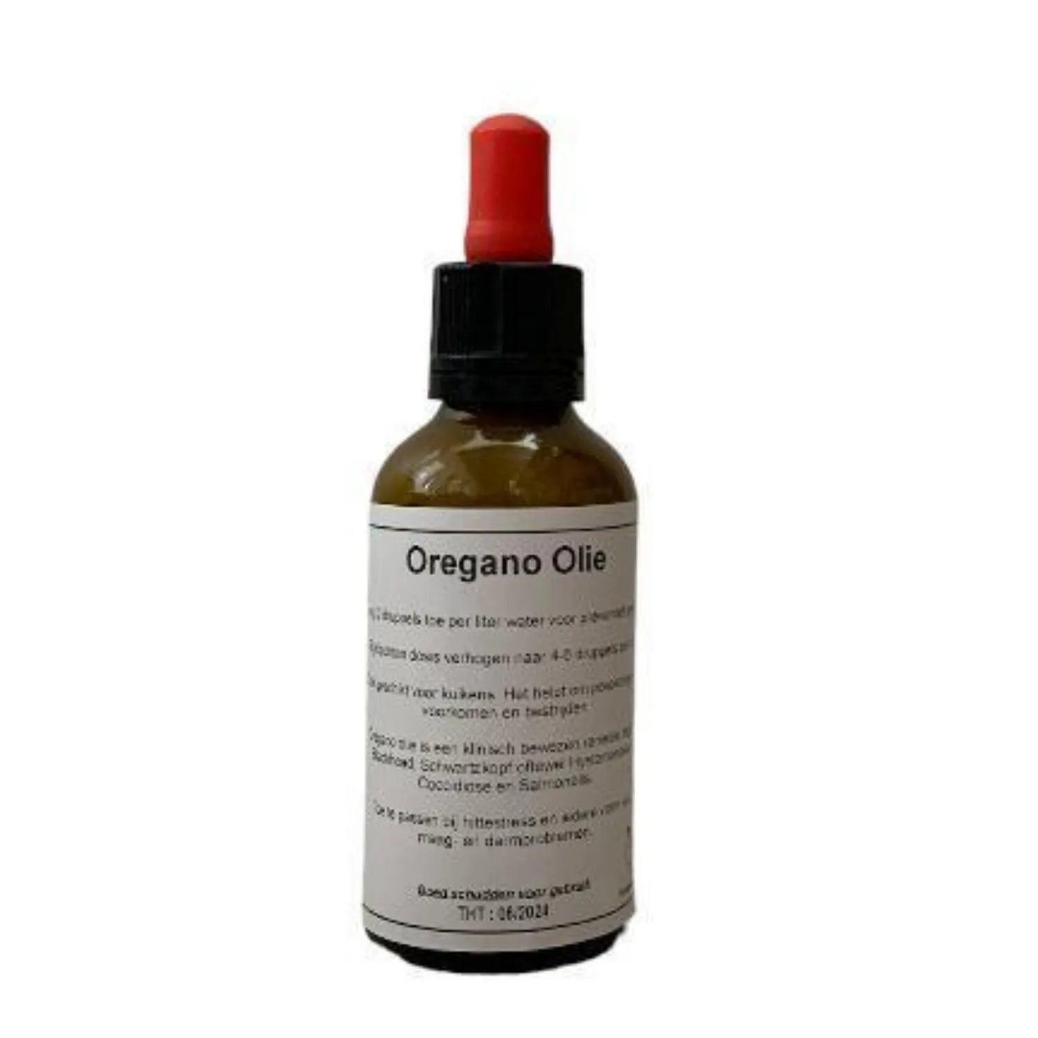 Oregano Olie , Houd drinkbakken vrij van alg en bacteriën, makkelijk te gebruiken door het drinkwater, Natuurlijk middel tegen Coccidiose en hittestress, zorgt voor een optimale darmflora en gezondheid bij kippen